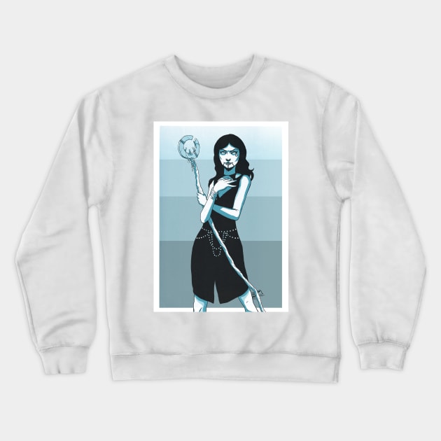 Necromancer Sister Crewneck Sweatshirt by LiamCallebout